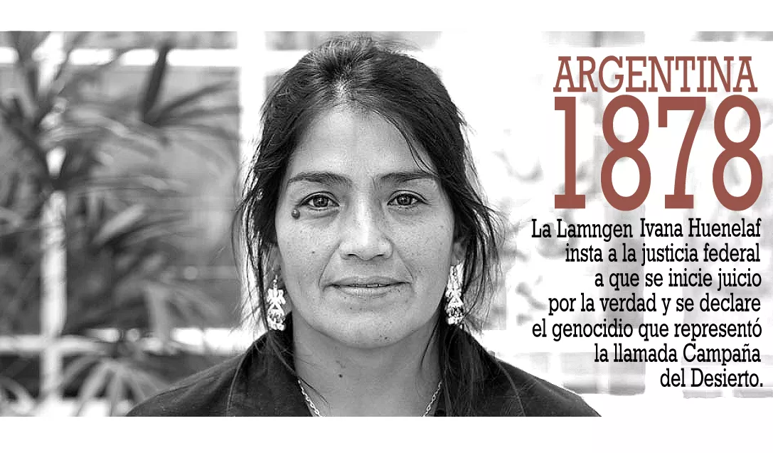 Ivana Huenelaf. Denuncia por Genocidio.